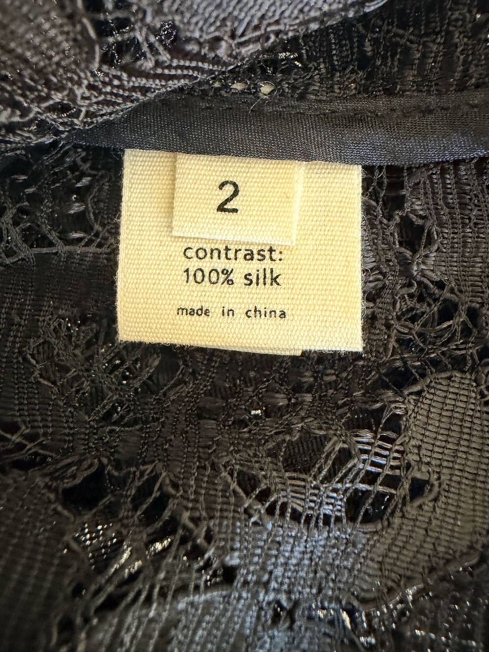 L'AGENCE Sheer Metallic Black Lace Midi Dress | 2 - Picture 7 of 8
